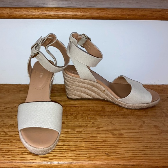 Tan Jcrew espadrille wedges - Picture 3 of 9